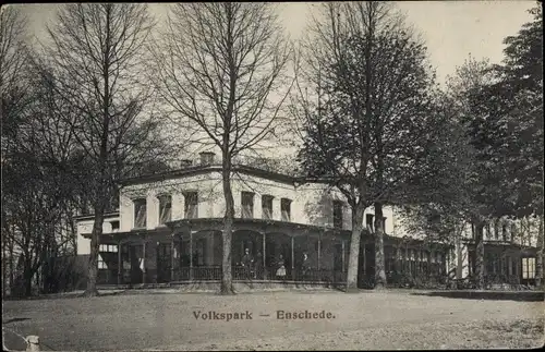 Ak Enschede Overijssel Niederlande, Volkspark