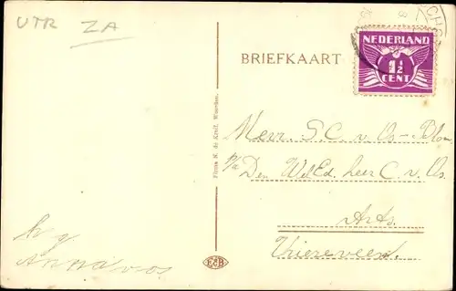 Ak Linschoten Utrecht Niederlande, Rathaus