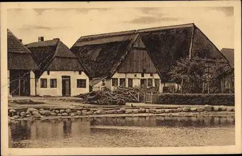 Ak Puttgarden Insel Fehmarn, Bauernhäuser