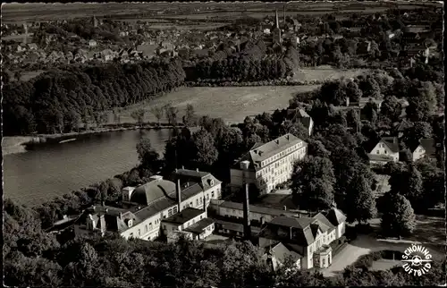 Ak Bad Segeberg in Holstein, Kurhaus, Fliegeraufnahme