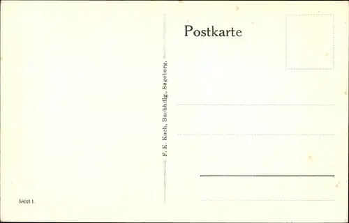 Ak Bad Segeberg in Holstein, Stadt im Jahre 1580