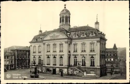 Ak Verviers Wallonien Lüttich, Rathaus