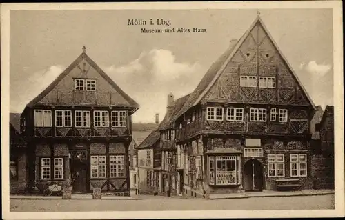 Ak Mölln im Herzogtum Lauenburg, Museum, Altes Haus