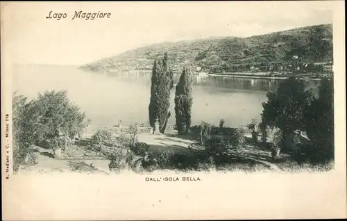 Ak Isola Bella Lago Maggiore Piemonte, Panorama