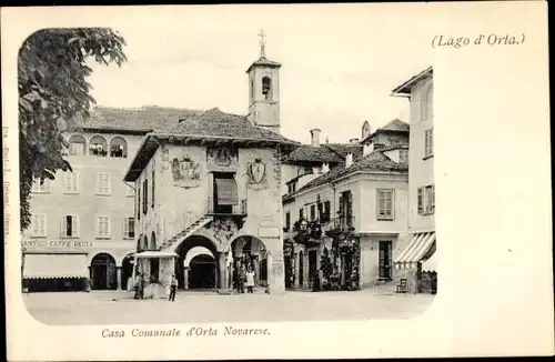 Ak Orta San Giulio Piemonte, Casa Comunale d'Orta Novarese