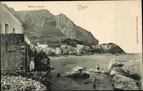 Ak Capri Neapel Campania, Marina grande