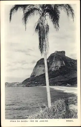 Ak Rio de Janeiro Brasilien, Praia da Gavea