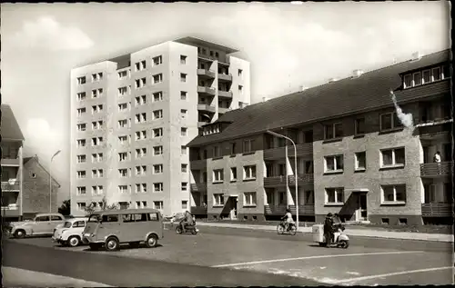 Ak Tegelhörn Itzehoe in Schleswig Holstein, Marienburger Platz, Hochhaus