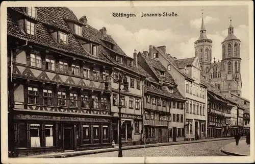 Ak Göttingen in Niedersachsen, Johannis-Straße