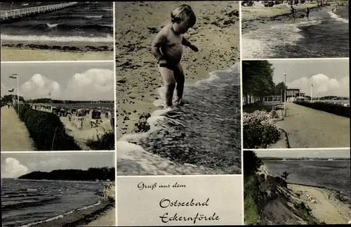 Ak Ostseebad Eckernförde, Strand
