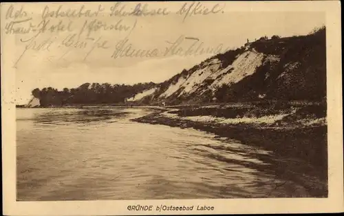 Ak Gründe Laboe Probstei Ostsee, Küste, Strand