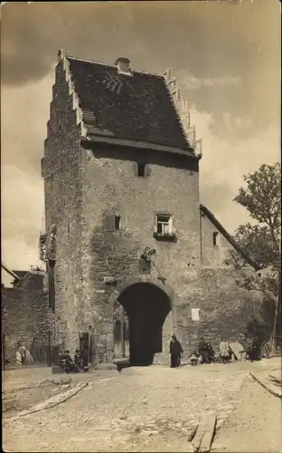 Foto Ak Ochsenfurt am Main Unterfranken, Tor