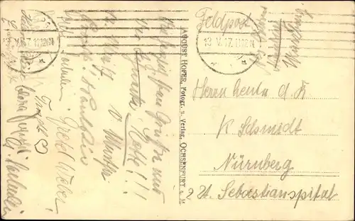 Foto Ak Ochsenfurt am Main Unterfranken, Tor