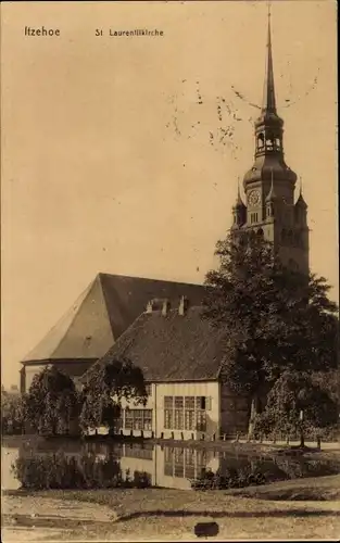 Ak Itzehoe in Holstein, St. Laurentiikirche