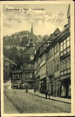 Ak Blankenburg am Harz, Tränkestraße