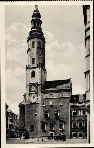 Ak Görlitz in der Lausitz, Rathaus