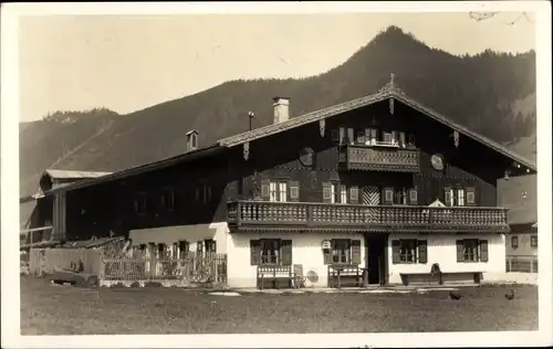 Foto Ak Hammer Fischbachau in Oberbayern, Röslerhaus