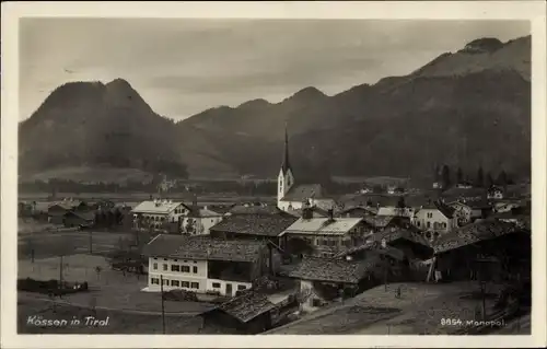 Ak Kössen in Tirol, Ortsansicht