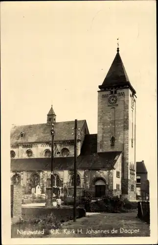 Ak Nieuwstadt Limburg Niederlande, R. K. Kirche Johannes der Täufer