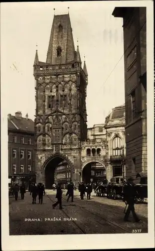 Ak Praha Prag Tschechien, Partie am Pulverturm