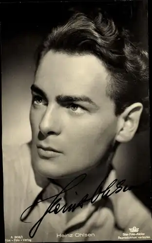 Ak Schauspieler Heinz Ohlsen, Portrait, Autogramm