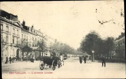 Ak Brüssel Brüssel, L’Avenue Louise