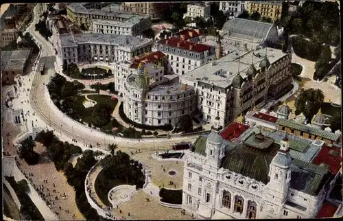 Ak Monte Carlo Monaco, das Casino, das Hotel de Paris