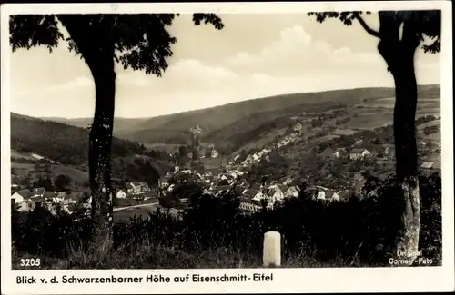 Ak Eisenschmitt in der Eifel, Blick von der Schwarzenborner Höhe