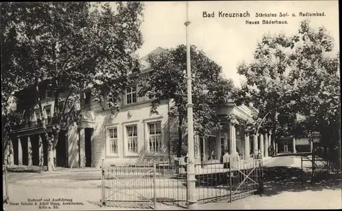 Ak Bad Kreuznach in Rheinland Pfalz, Neues Bäderhaus