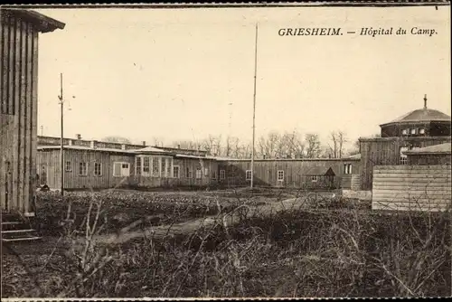Ak Griesheim bei Darmstadt, Lagerkrankenhaus