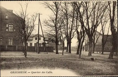 Ak Griesheim Hessen, Quartier des Cafes, Hotel