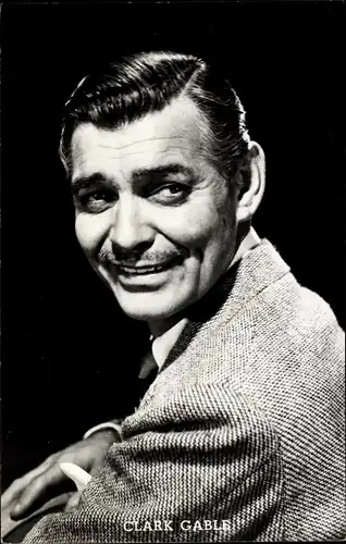 Ak Schauspieler Clark Gable, Portrait