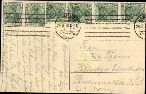 Künstler Ak Döring, Lia, Glückwunsch Geburtstag, Mädchen mit Blumensträußen