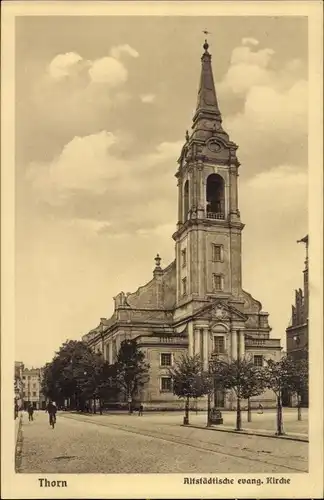 Ak Toruń Thorn Westpreußen, Altstädtische evangelische Kirche