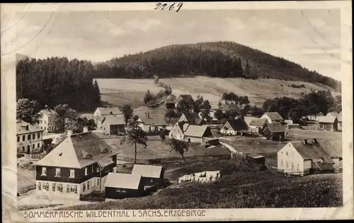 Ak Wildenthal Eibenstock im Erzgebirge, Panorama