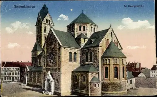 Ak Gelsenkirchen im Ruhrgebiet, St. Georgskirche