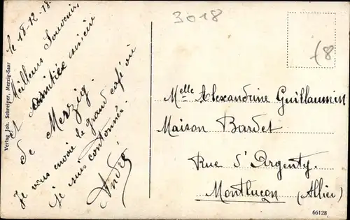 Ak Merzig an der Saar, Kaisergarten