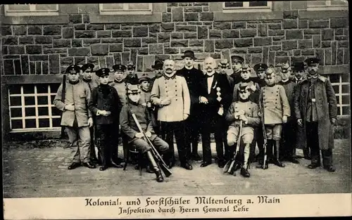 Ak Miltenberg am Main Unterfranken, Kolonial und Forstschüler