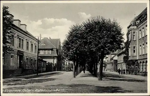 Ak Nesterow Stallupönen Ebenrode Ostpreußen, Rathausstraße