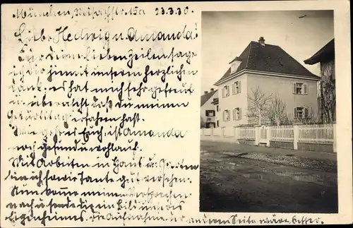 Ak München, Reisachstraße 15a, Wohnhaus