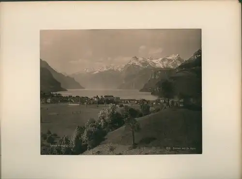 Foto Brunnen Kt. Schwyz Schweiz, Panorama, Gebirge, Vierwaldstättersee