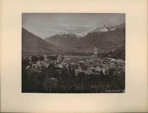Foto Meran Merano Südtirol, Totalansicht, Gebirge