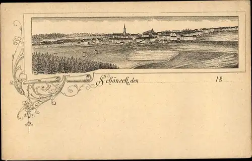 Litho Schöneck im Vogtland, Gesamtansicht