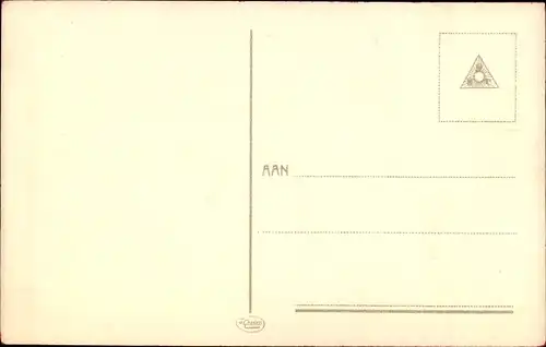 Ak Amsterdam Nordholland Niederlande, Binnen-Amstel, Lastkahn