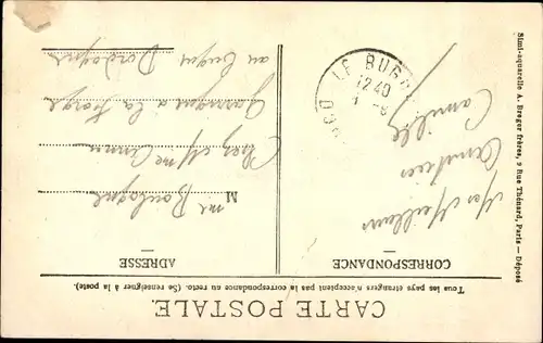 Ak Poix-Somme, Promenade des Arbrisseaux