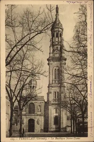 Ak Verdelais Gironde, Basilika Notre Dame