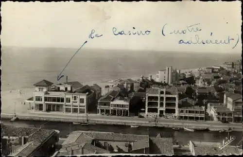 Ak Palavas les Flots Hérault, Das rechte Ufer