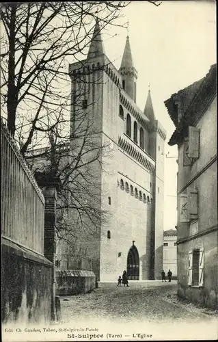 Ak Saint Sulpice la Pointe Tarn, Die Kirche