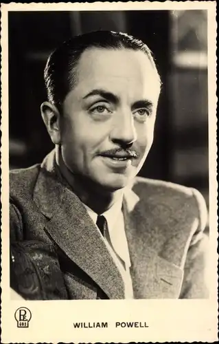 Ak Schauspieler William Powell, Portrait