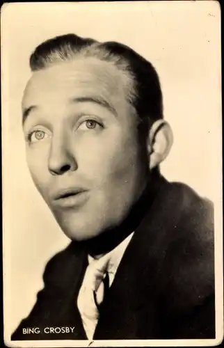 Ak Schauspieler und Sänger Bing Crosby, Portrait